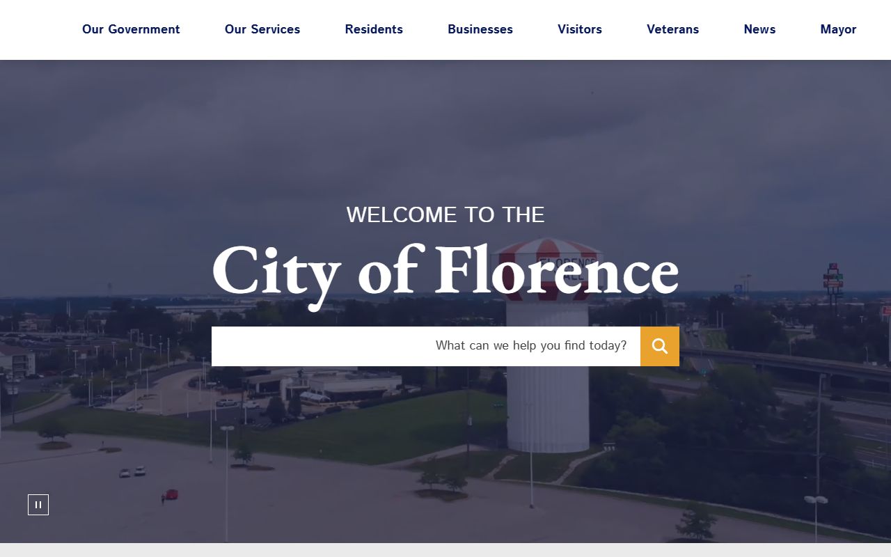 Florence arrest records city government