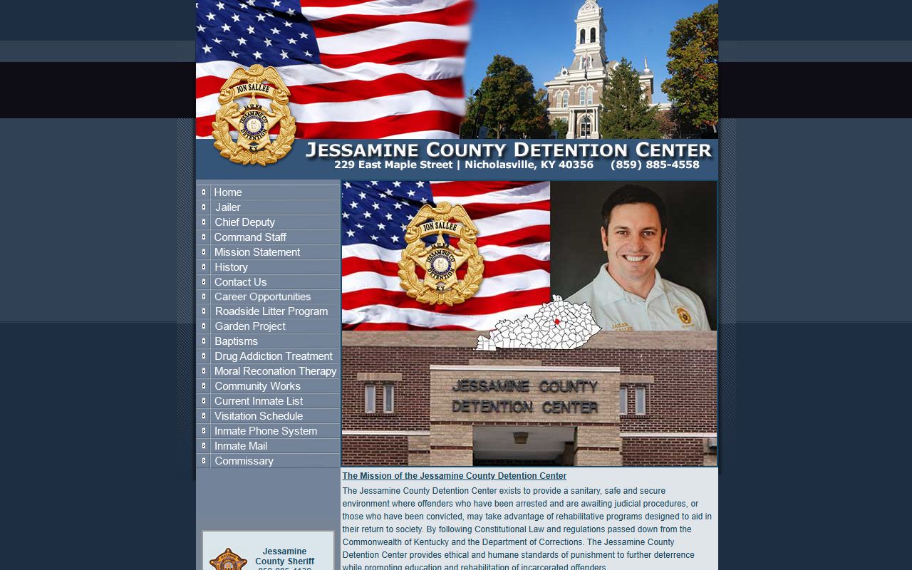 Nicholasville arrest records Jessamine County jail