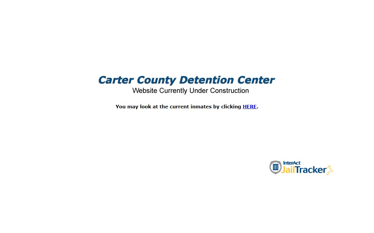 Carter County Detention Center arrest records
