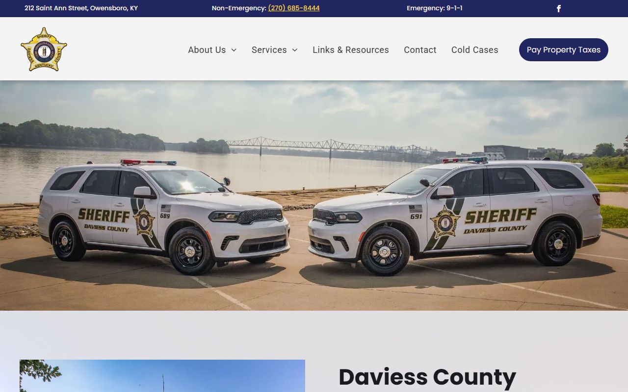 Daviess County Sheriff Office arrest records