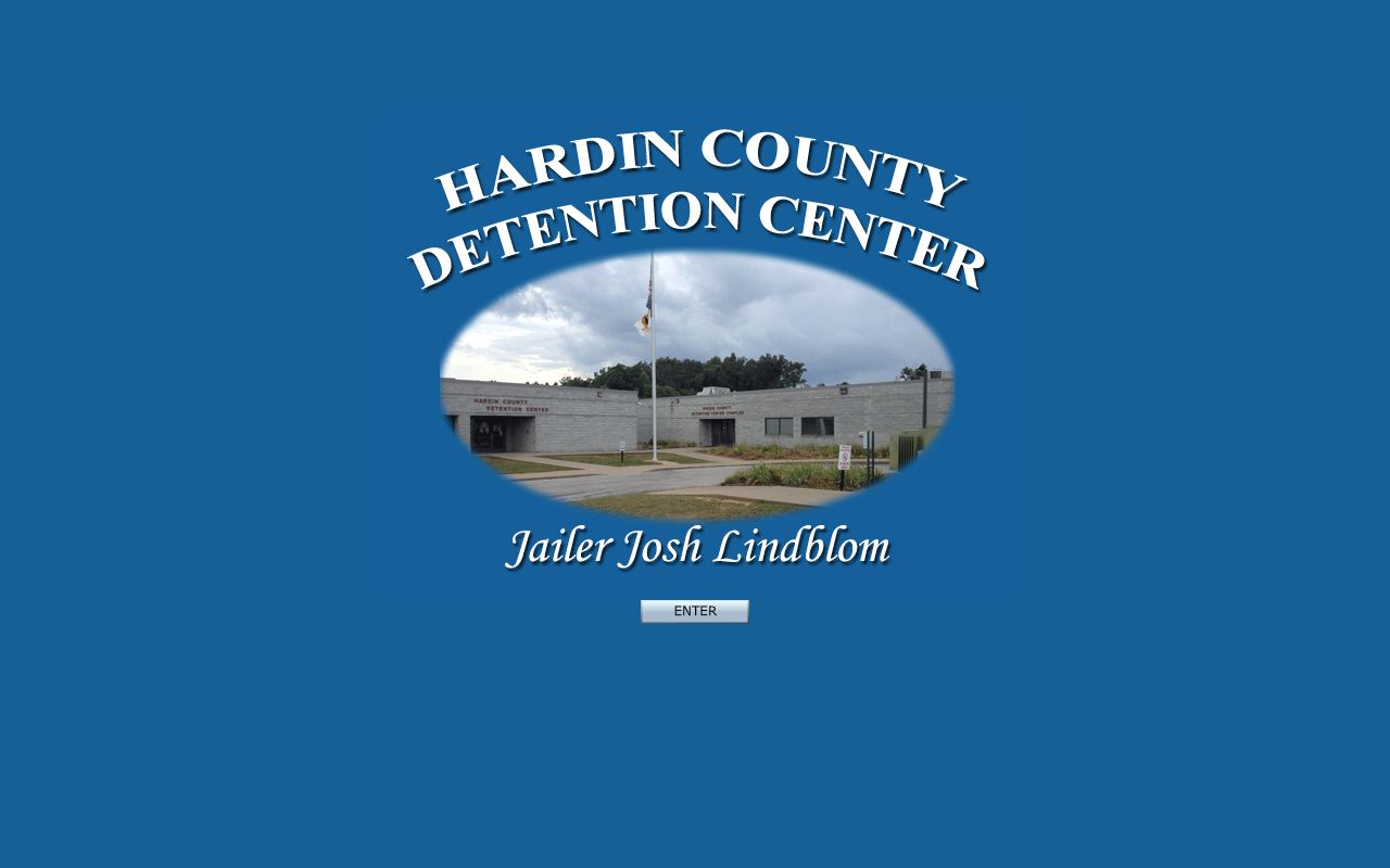 Hardin County Detention Center arrest records page for Elizabethtown