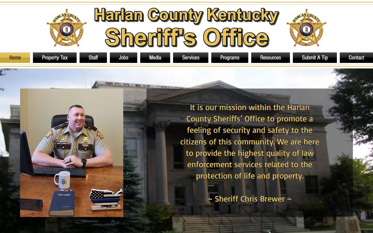 Harlan County Sheriff arrest records