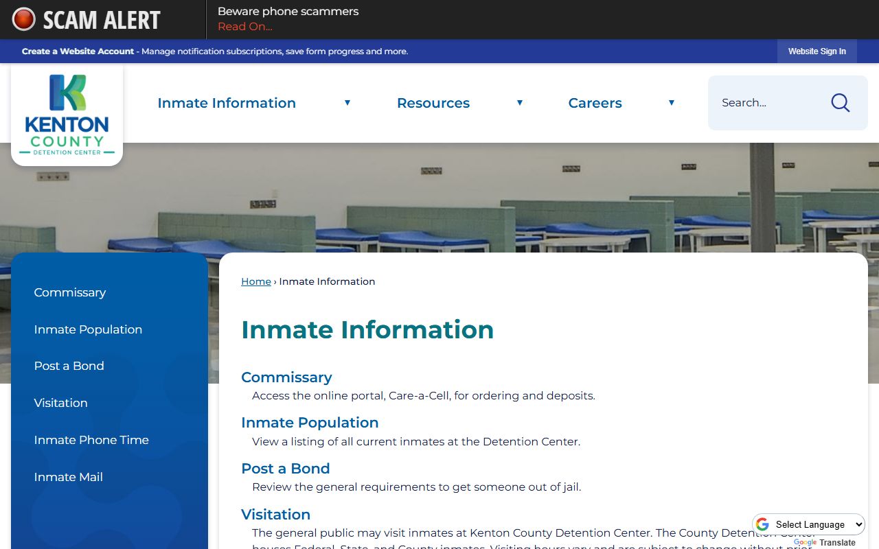 Kenton County arrest records inmate information portal