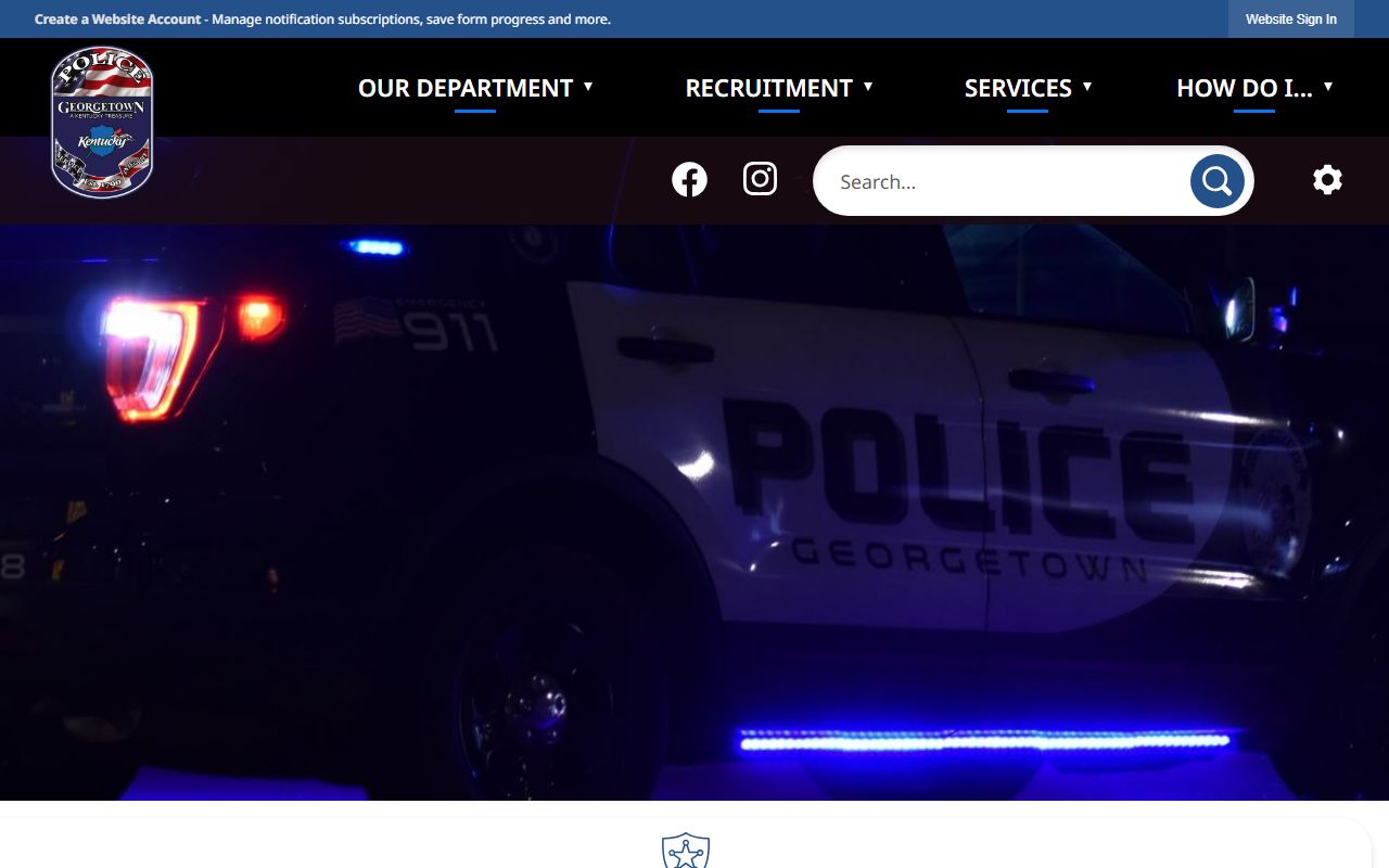 Georgetown Police Department Scott County arrest records