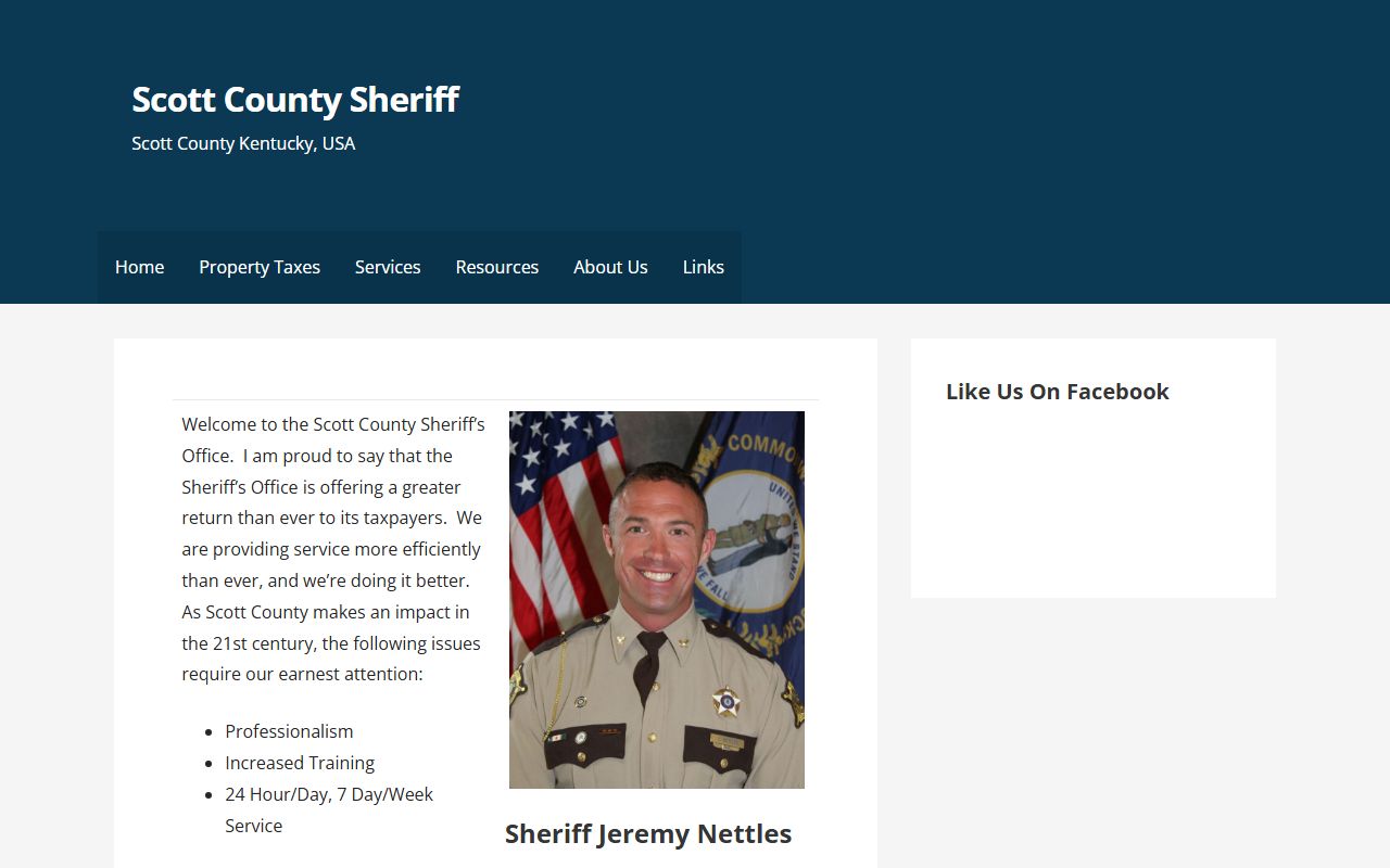 Scott County Sheriff's Office arrest records