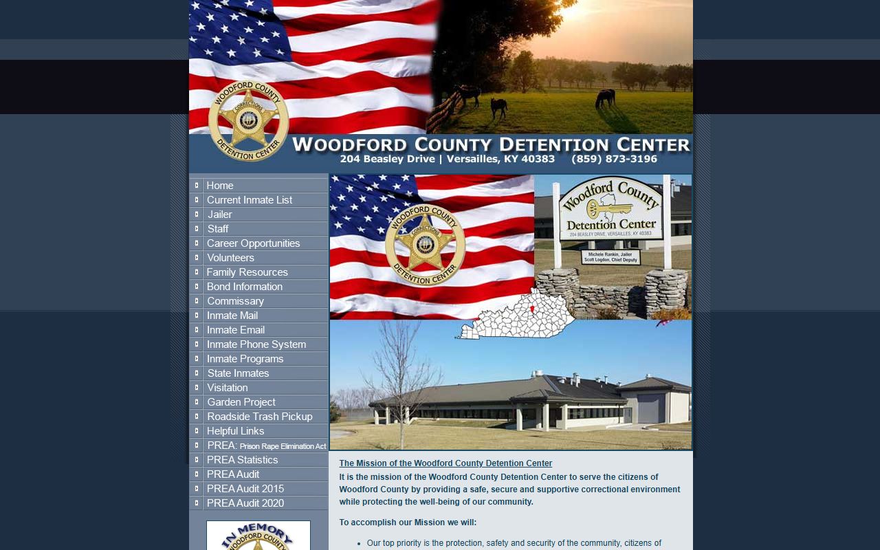 Woodford County Detention Center arrest records