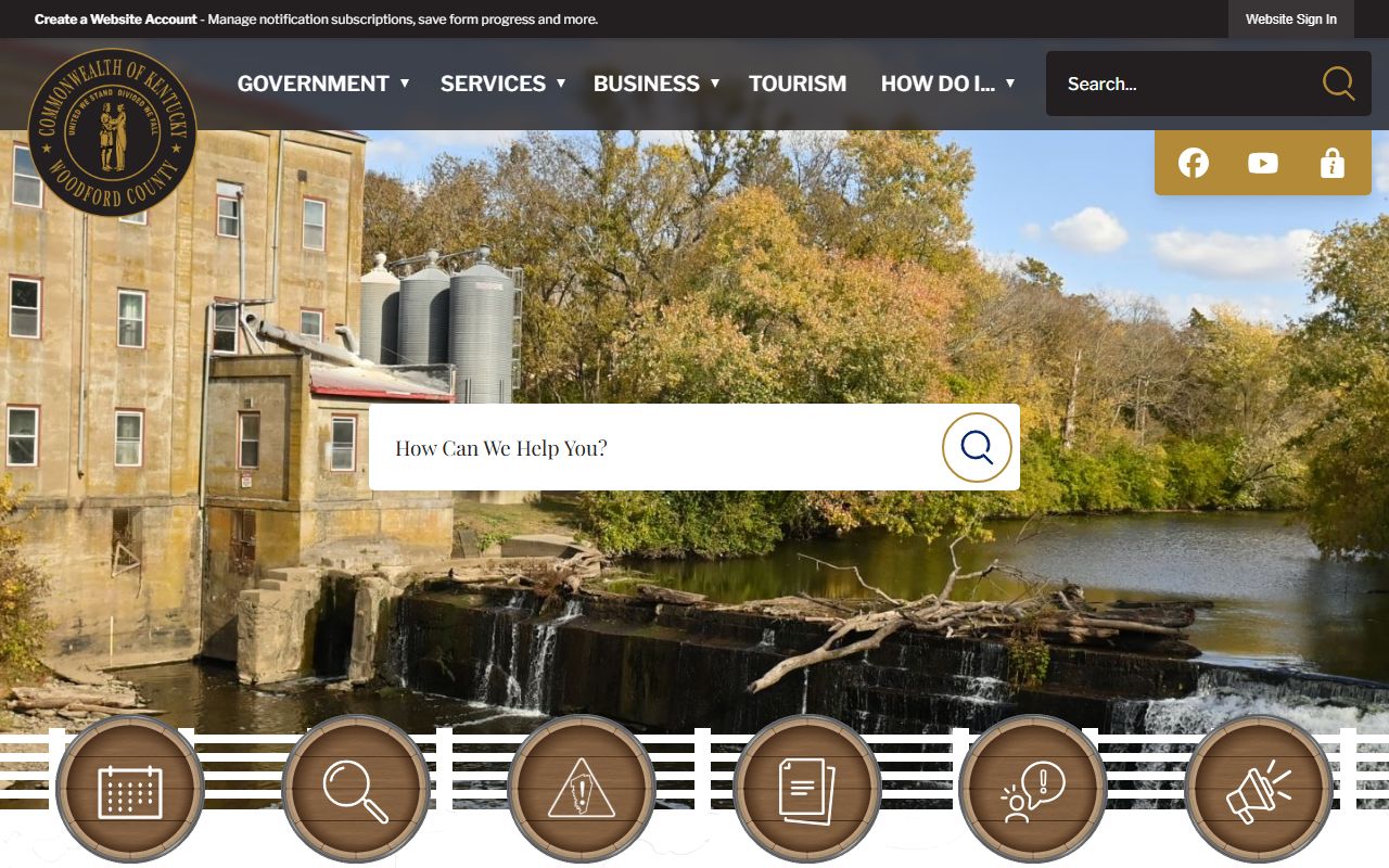 Woodford County government arrest records